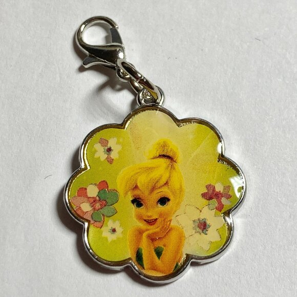 Vintage Disney Tinker Bell Fairy Tinkerbell Clip On Charm Zipper Pull Bag Purse - Picture 2 of 4